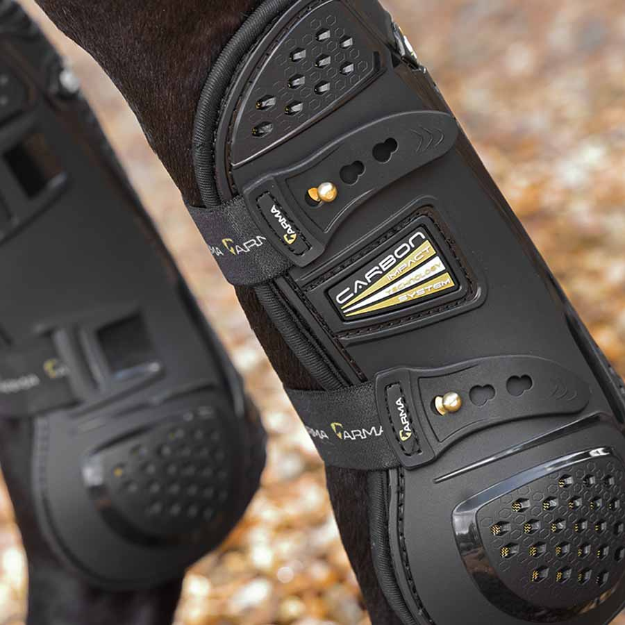 Ochraniacze skokowe przód Oxi-Zone Air Motion Czarne