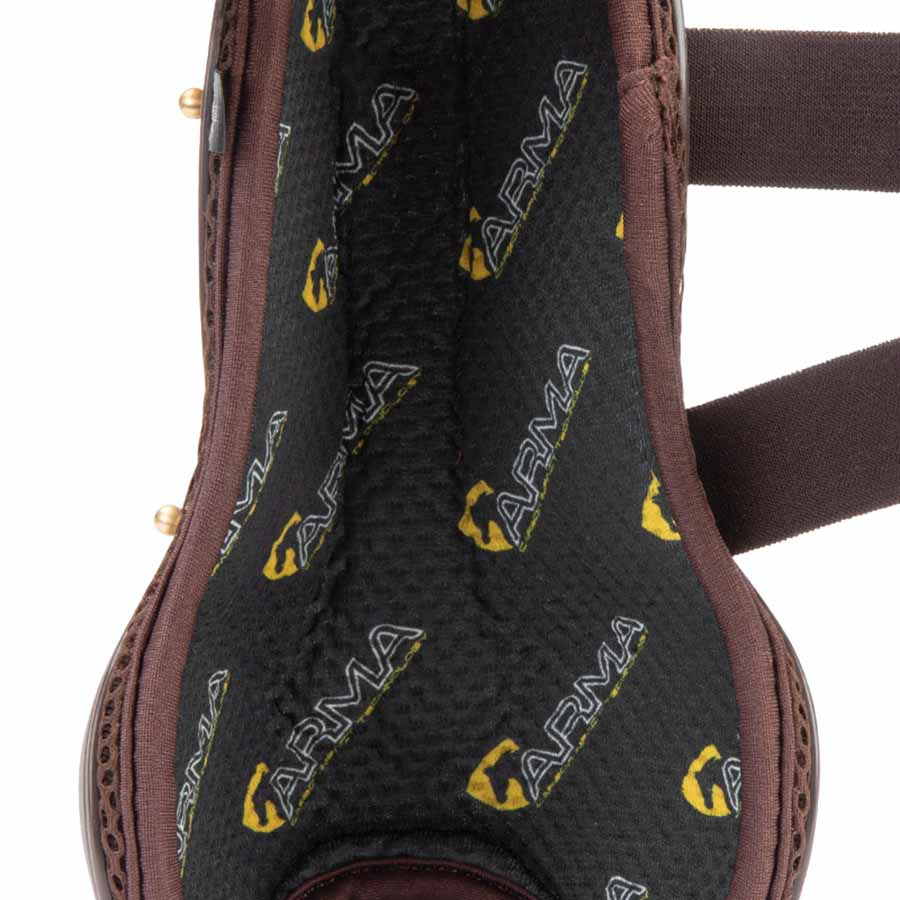 Ochraniacze skokowe przód Oxi-Zone Air Motion Brązowe