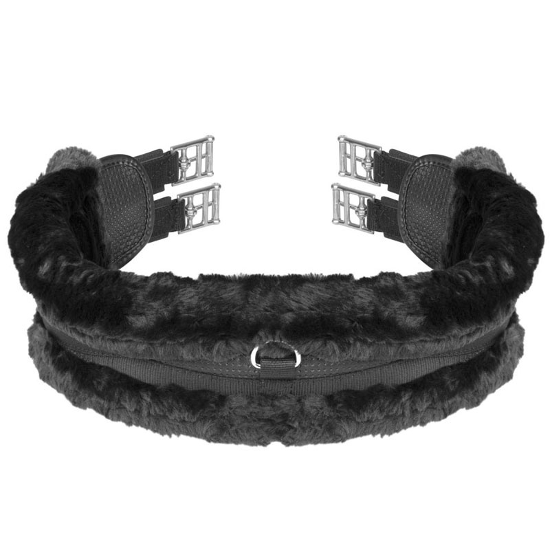 Popręg anatomiczny SupaFleece Czarny