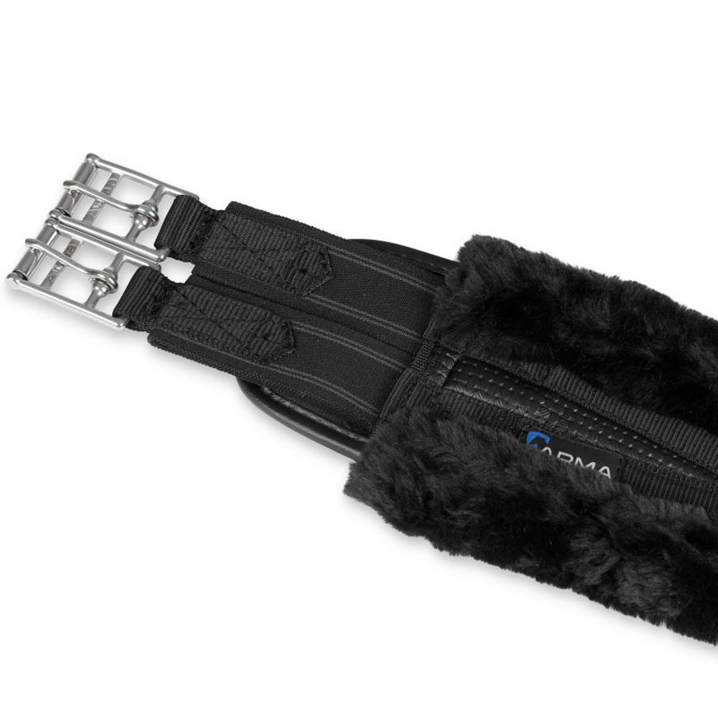 Popręg anatomiczny SupaFleece Czarny