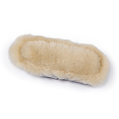 Futerko na pasek podbródkowy Białe Futerko na pasek podbródkowy Białe