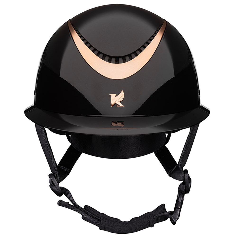 Kask Alina Ellipse Glossy Czarny/Rose Gold