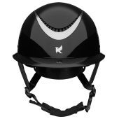Kask jeździecki Alina Ellipse Błyszczący Czarny/Gun Metal Kask jeździecki Alina Ellipse Błyszczący Czarny/Gun Metal