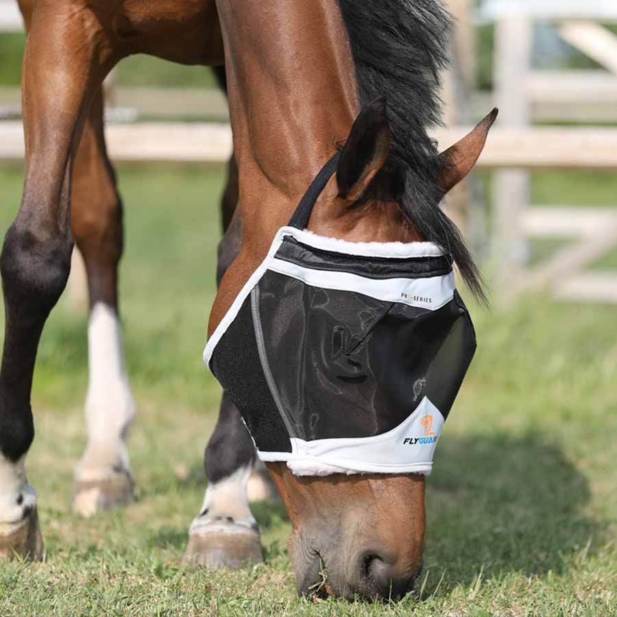 Maska przeciw owadom bez uszu Czarno/Szara