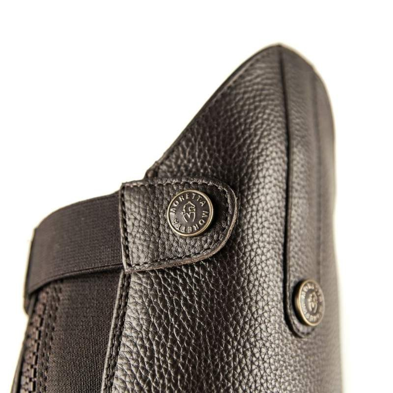 Czapsy Leather Brązowe