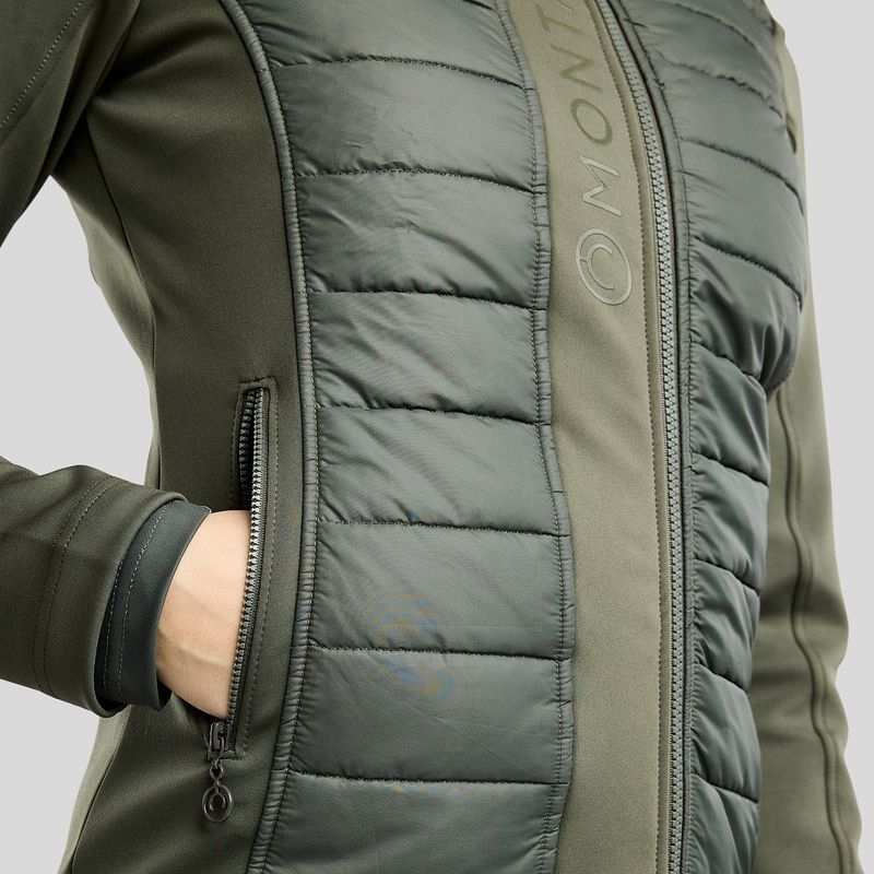 Kurtka hybrydowa Emma Softshell Forest Green