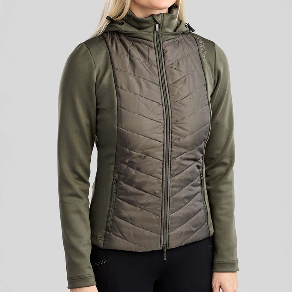 Kurtka hybrydowa MoEverline Crystals Forest Green