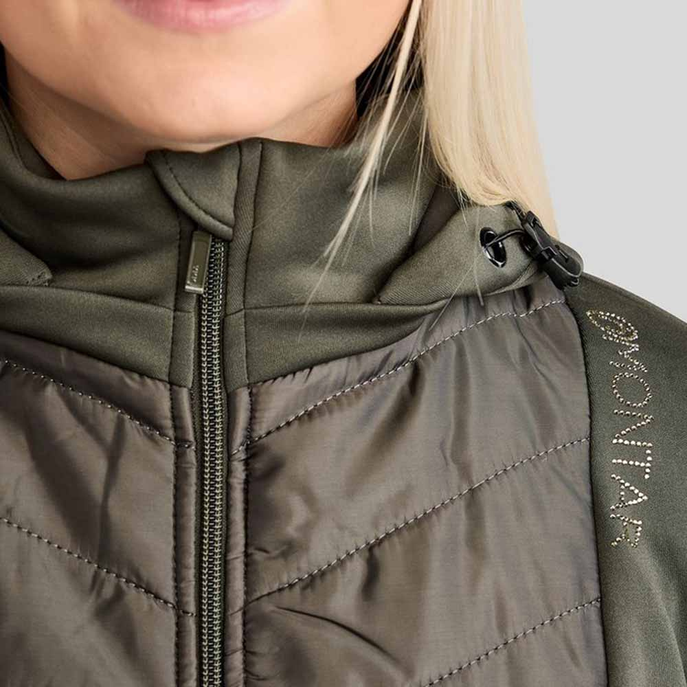 Kurtka hybrydowa MoEverline Crystals Forest Green