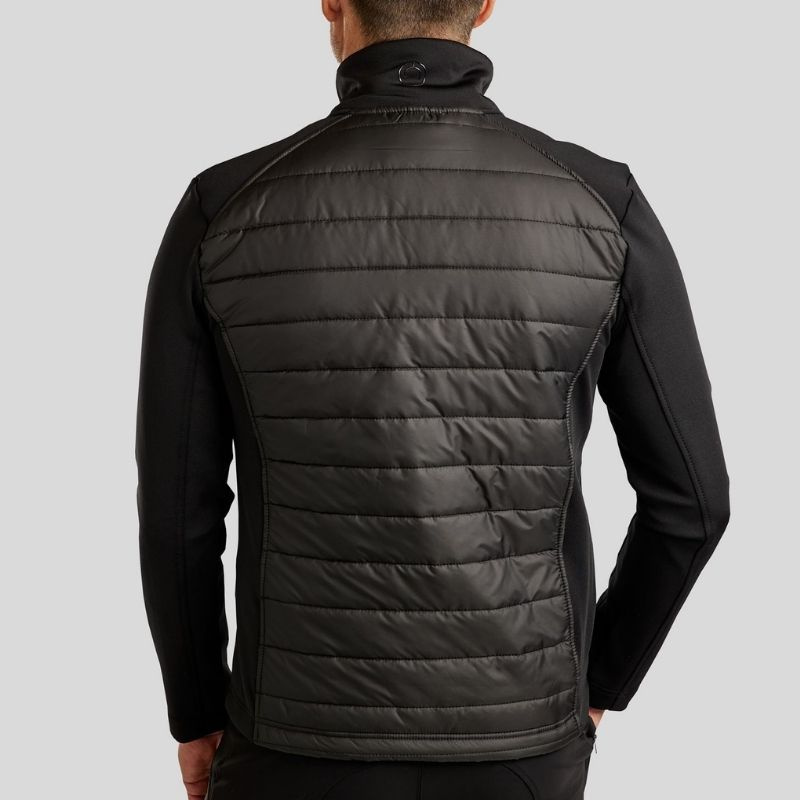 Kurtka hybrydowa męska Emanuel Softshell Czarna
