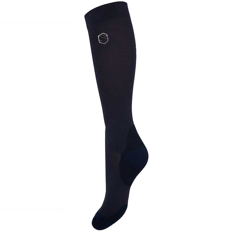 Skarpetki jeździeckie Balzane Soft Glitter Granatowe