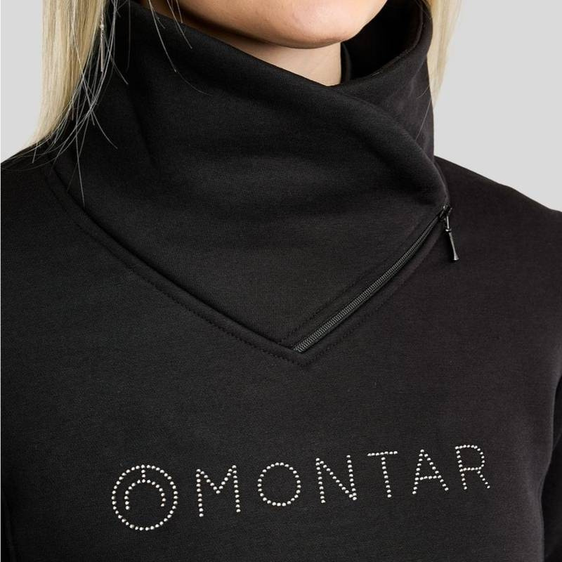 Bluza MoNaja Gun Metal Crystals Czarna