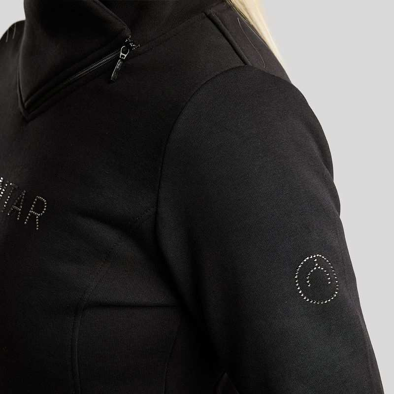 Bluza MoNaja Gun Metal Crystals Czarna