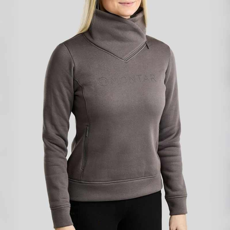 Bluza MoNaja Gun Metal Crystals Szara