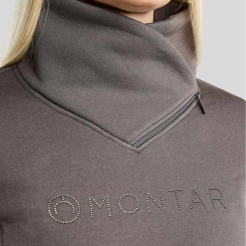 Bluza MoNaja Gun Metal Crystals Szara