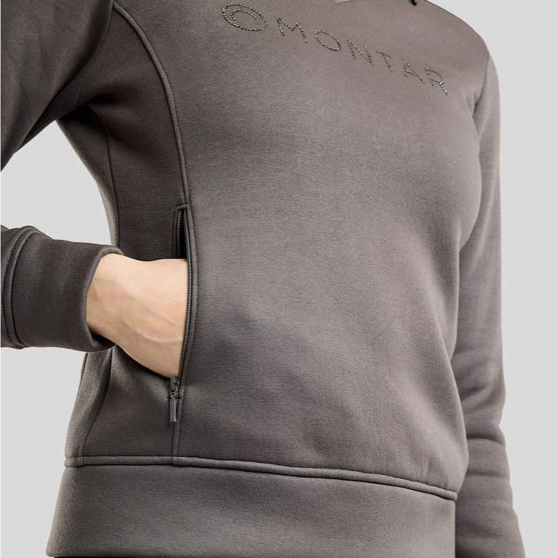 Bluza MoNaja Gun Metal Crystals Szara