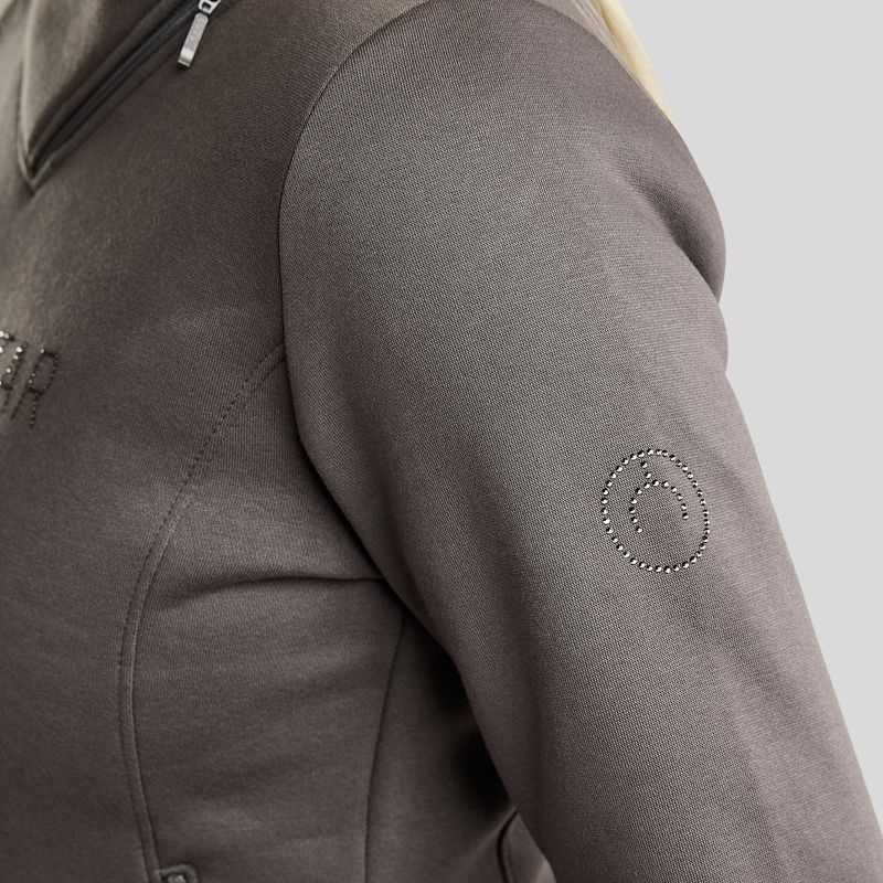 Bluza MoNaja Gun Metal Crystals Szara