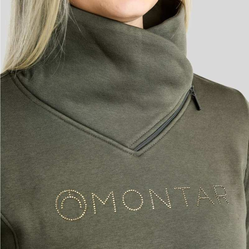 Bluza MoNaja Crystals Forest Green