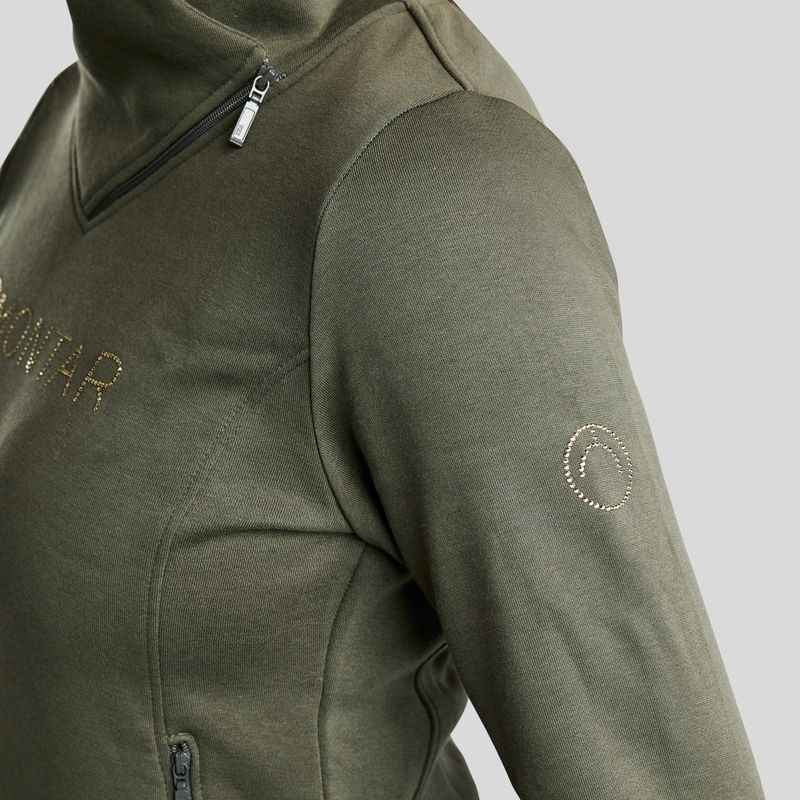 Bluza MoNaja Crystals Forest Green