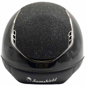 Kask Miss Shield 2.0 Glossy Crystal Fabric Czarny Kask Miss Shield 2.0 Glossy Crystal Fabric Czarny