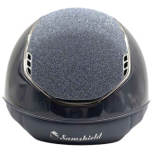 Kask Miss Shield 2.0 Glossy Crystal Fabric Granatowy Kask Miss Shield 2.0 Glossy Crystal Fabric Granatowy