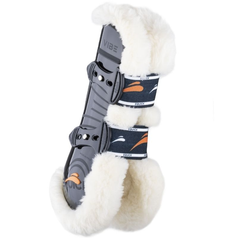 Ochraniacze skokowe przód Vibe Fluffy Czarne