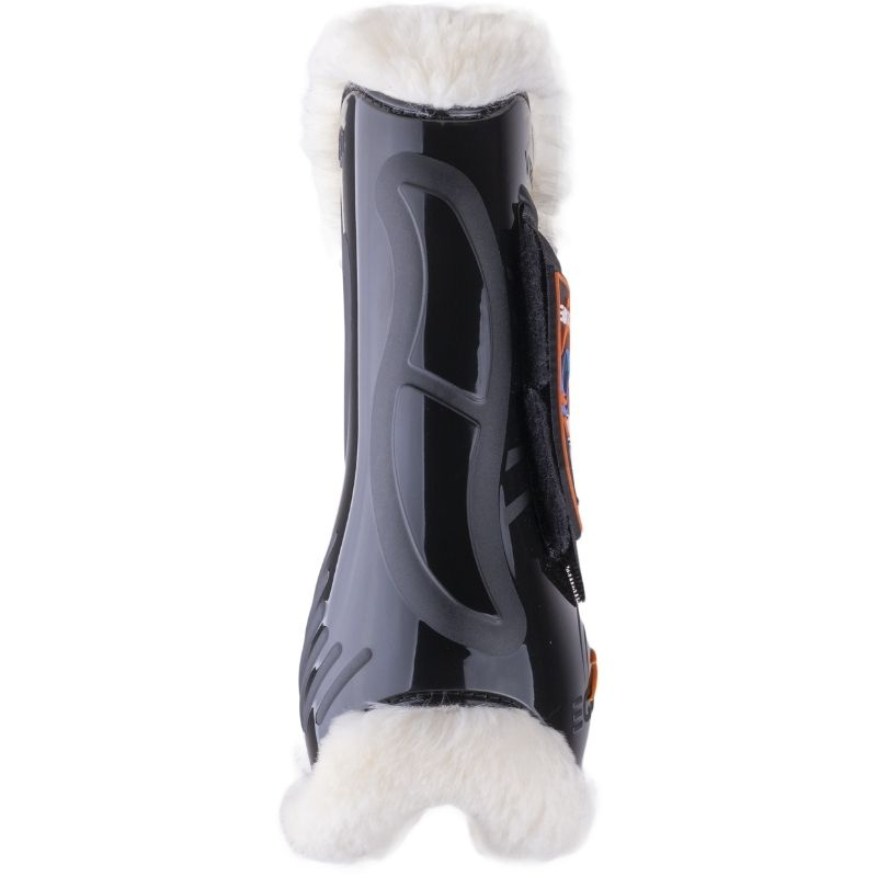Ochraniacze skokowe przód Vibe Velcro Fluffy Czarne