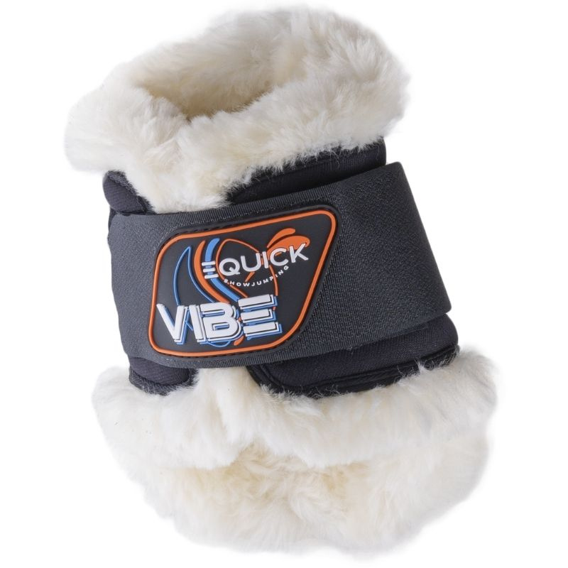 Ochraniacze skokowe tył Vibe Velcro Fluffy Czarne