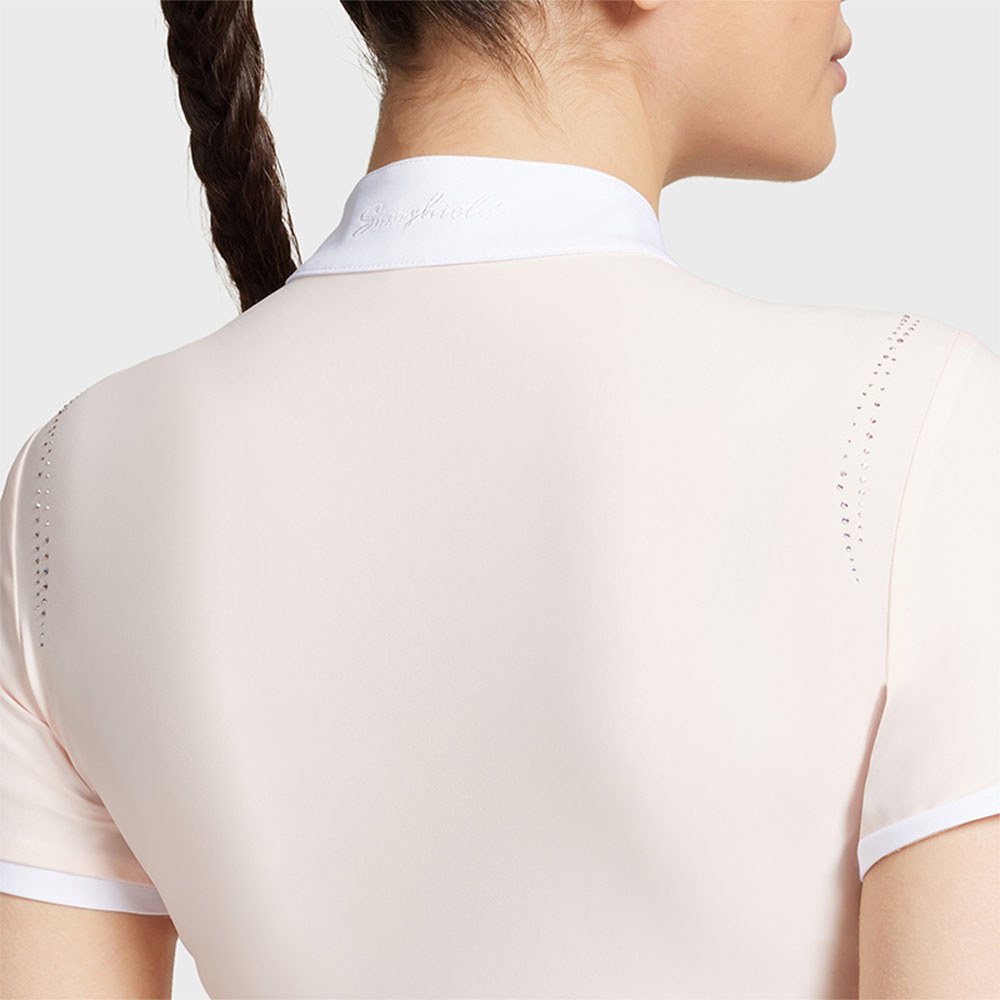 Koszulka Konkursowa Leia Crystal SS Jasny róż