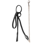 Uwiąz z łańcuszkiem Plaited Working Collection Czarny Uwiąz z łańcuszkiem Plaited Working Collection Czarny