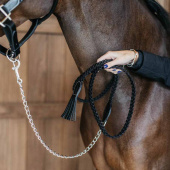 Uwiąz z łańcuszkiem Plaited Leather WBD Czarny Uwiąz z łańcuszkiem Plaited Leather WBD Czarny