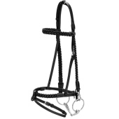Ogłowie Plaited Training Working Collection Czarne Ogłowie Plaited Training Working Collection Czarne